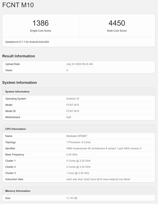 Появились первые тесты SIM-free версии смартфона FCNT arrows Alpha2