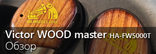 Обзор японских беспроводных наушников Victor Wood Master HP-FW5000T