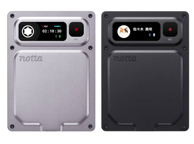Notta представила новый тонкий AI-диктофон Notta Memo Pro