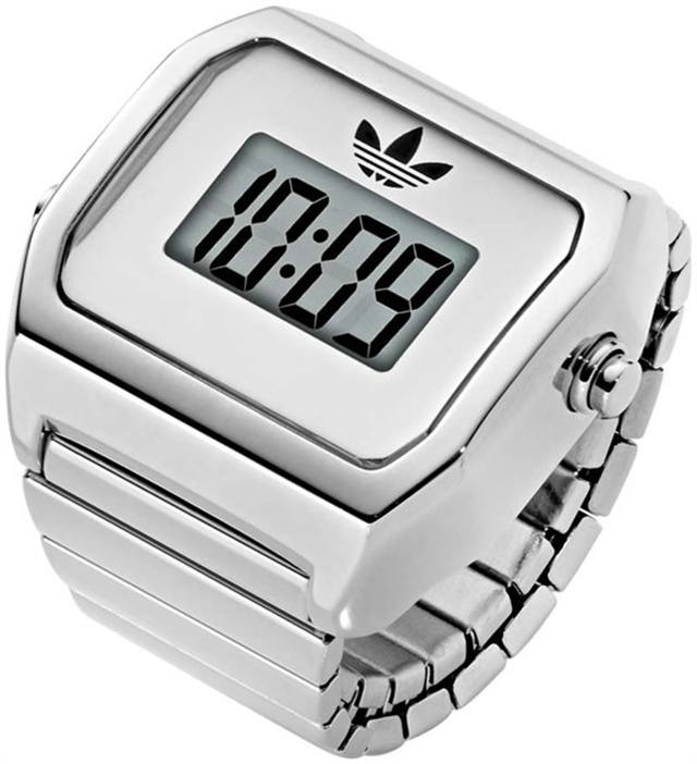 adidas Originals выпустит кольцо-часы DIGITAL TWO RING в золоте и серебре