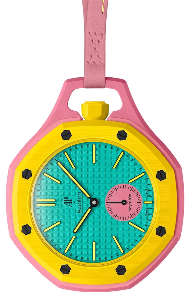 Audemars Piguet и Swatch выпустили Royal Pop — восемь карманных часов с SISTEM51