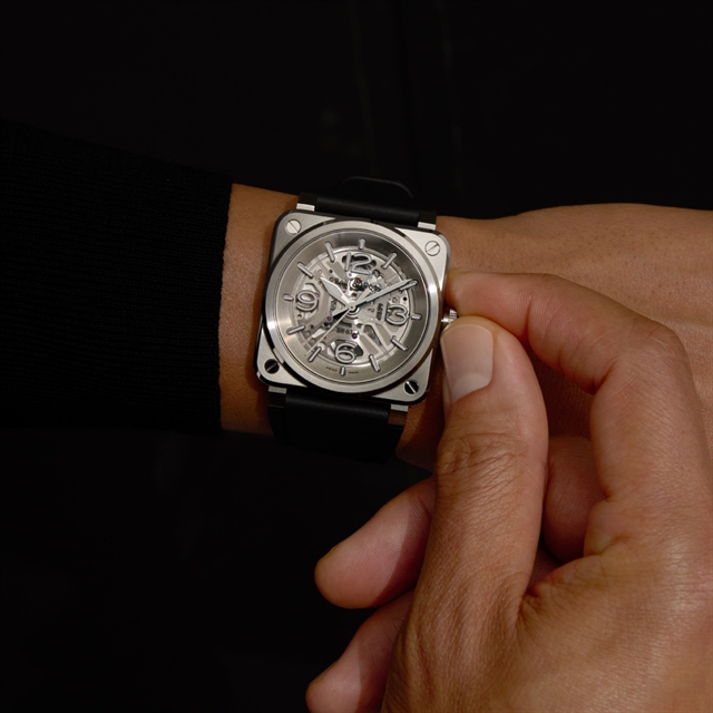 Bell & Ross выпустила BR-03 Skeleton Steel с полностью скелетонизированным циферблатом и толщиной 9,65 мм