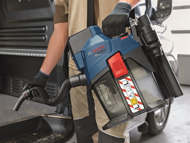 Bosch представила легкий наплечный пылесос GAS 18V-6LS для профессионального инструмента