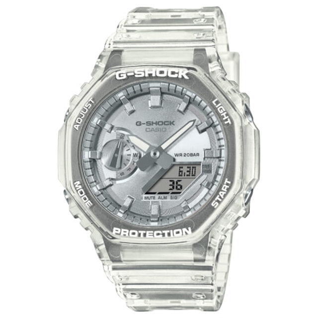 PowerWatch выбрал три ярких G-SHOCK 2100: прозрачный, камуфляжный и 