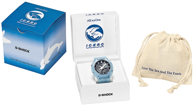 Casio выпустила прозрачные G-SHOCK и BABY-G ICERC с сине-морским градиентом