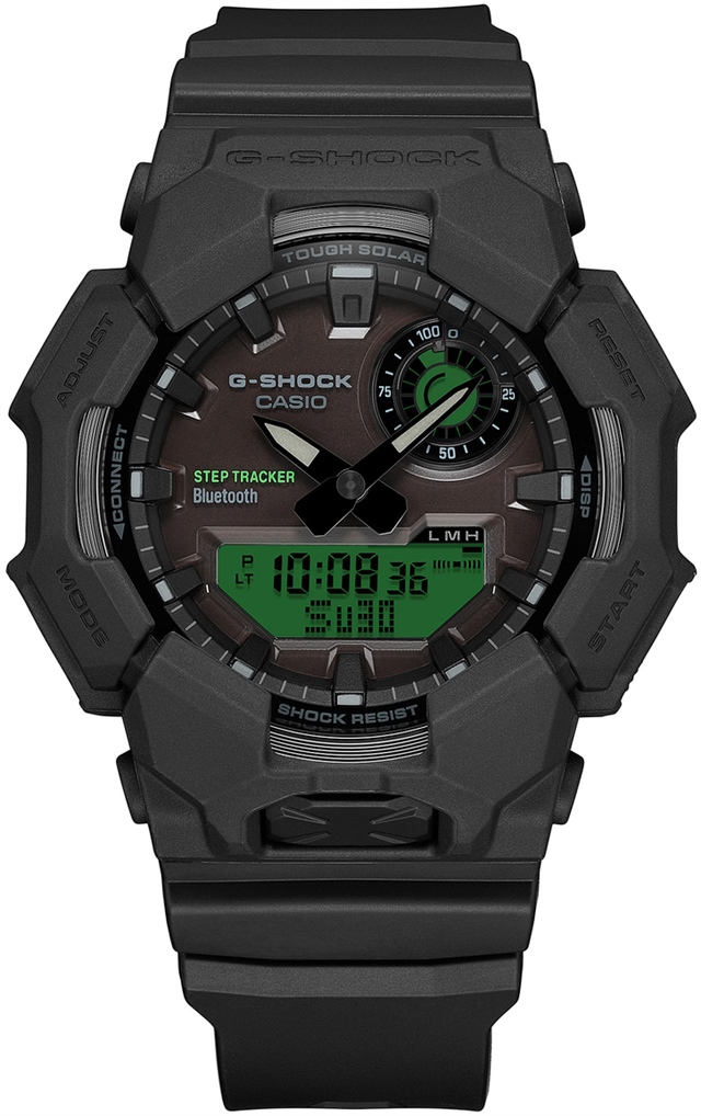 Casio выпустила пять G-SHOCK BLACK AND ELECTRO GREEN с зелеными дисплеями