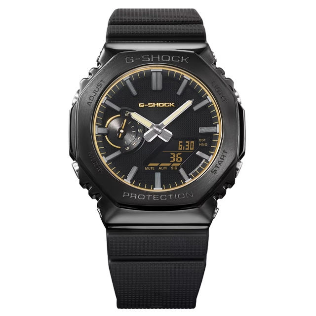 Casio переосмыслила G-SHOCK 2100 в серии LUXE BLACK с матовым циферблатом и металлом