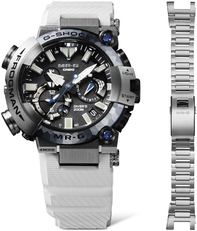 Casio выпустила в США лимитированные титановые Frogman MRGBF1000EB-1A