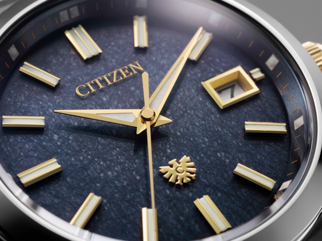 The Citizen получил лимитированную модель AQ4094-58L с циферблатом из индиго-васи