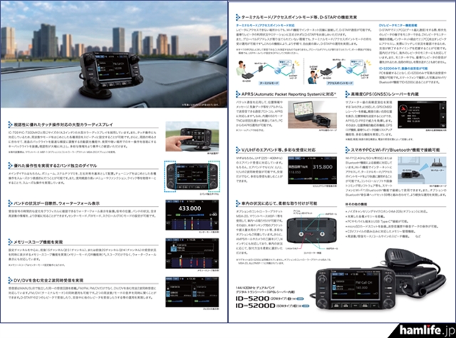 Icom опубликовала PDF-каталог D-STAR радиостанции ID-5200 перед стартом продаж