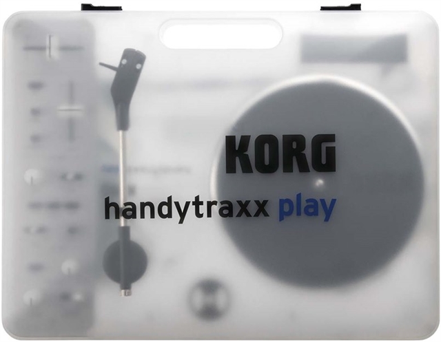 atmos и KORG выпустят прозрачный проигрыватель handytraxx play Clear White