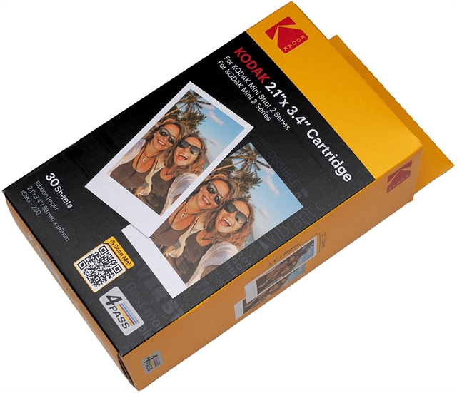 Kodak Mini 2 Retro печатает фото с iPhone примерно за минуту и стоит 43 иены за снимок
