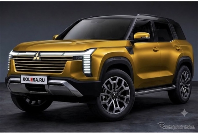 Новый Mitsubishi Pajero показали на прогнозных изображениях