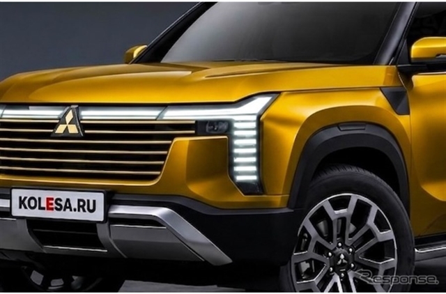 Новый Mitsubishi Pajero показали на прогнозных изображениях