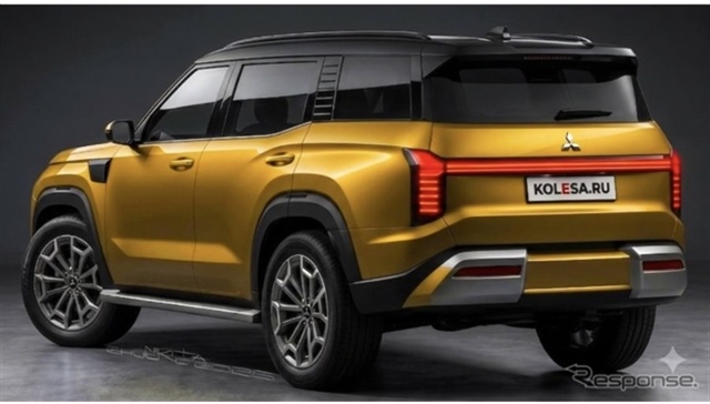 Новый Mitsubishi Pajero показали на прогнозных изображениях