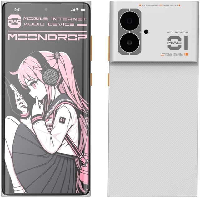 MOONDROP выпустила в Японии Hi-Fi смартфон MIAD 01 с 4,4 мм балансным выходом и двумя DAC