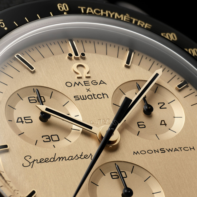 Omega и Swatch выпустили MoonSwatch 1969 с деталями из 18-каратного золота