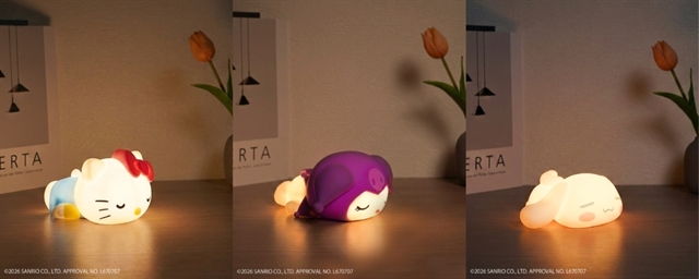 Hello Kitty, Kuromi и Cinnamoroll превратились в мягкие комнатные светильники