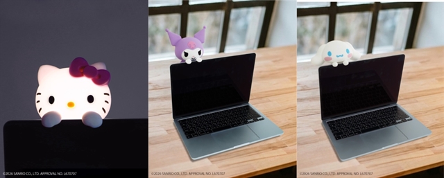 Hello Kitty, Kuromi и Cinnamoroll превратились в мягкие комнатные светильники