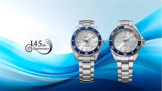 Seiko выпустит к 145-летию две лимитированные модели Prospex с синими безелями
