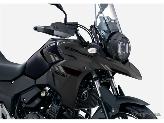Suzuki V-Strom 250 получил новую круглую LED-фару и четыре расцветки