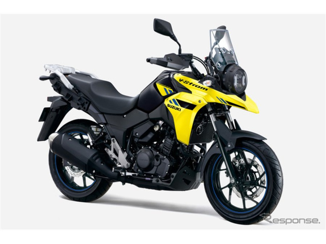 Suzuki V-Strom 250 получил новую круглую LED-фару и четыре расцветки