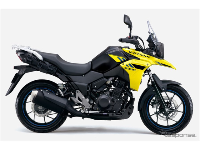 Suzuki V-Strom 250 получил новую круглую LED-фару и четыре расцветки