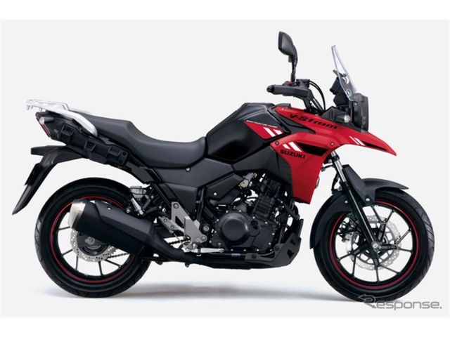 Suzuki V-Strom 250 получил новую круглую LED-фару и четыре расцветки