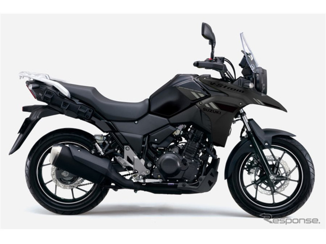 Suzuki V-Strom 250 получил новую круглую LED-фару и четыре расцветки