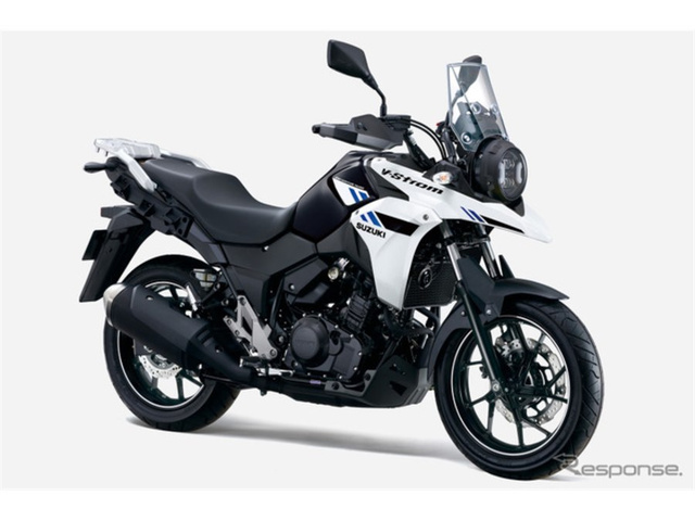 Suzuki V-Strom 250 получил новую круглую LED-фару и четыре расцветки