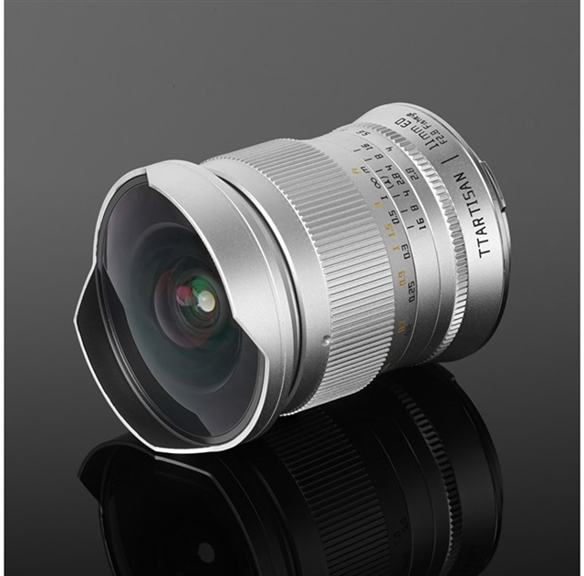 TTArtisan выпустила серебристый 11mm f/2.8 Fisheye для Sony E, Nikon Z, Canon RF и L