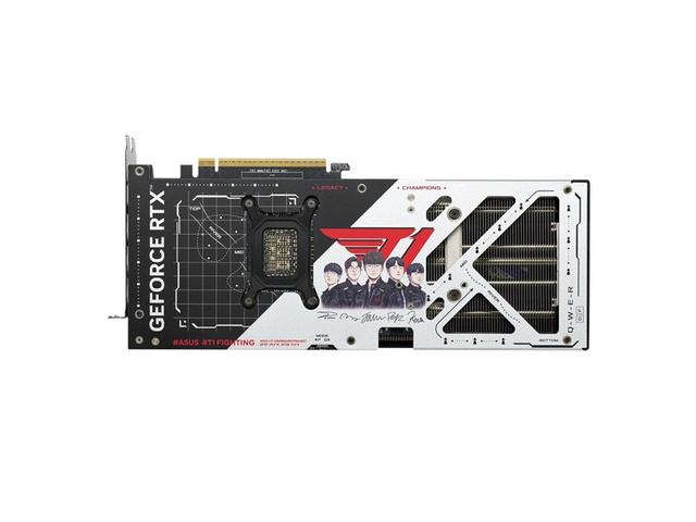 ASUS выпустила лимитированные видеокарты T1 с GeForce RTX 5070 и RTX 5060 Ti