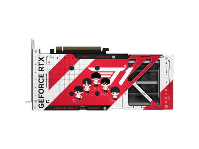 ASUS выпустила лимитированные видеокарты T1 с GeForce RTX 5070 и RTX 5060 Ti