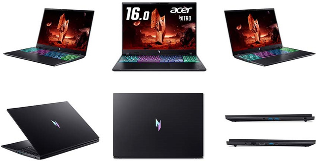 Acer выпустила три ноутбука Nitro V 16 AI с видеокартами GeForce RTX 50