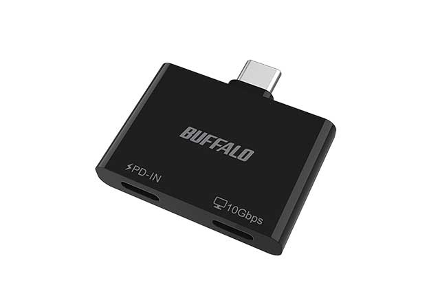 Buffalo выпустила USB-C-хаб для одновременной зарядки смартфона и вывода 4K