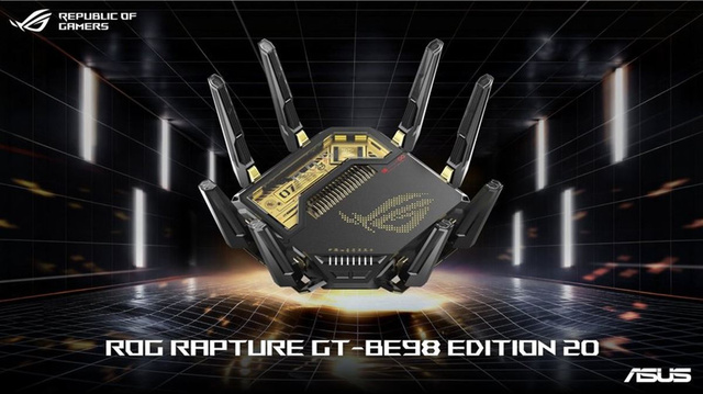 ASUS выпустит юбилейную серию ROG Edition 20 в чёрно-золотом оформлении