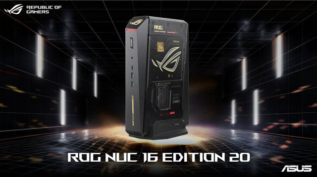 ASUS выпустит юбилейную серию ROG Edition 20 в чёрно-золотом оформлении