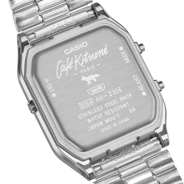Casio и Café Kitsuné выпустили часы AQ-230ECK с циферблатом цвета матча