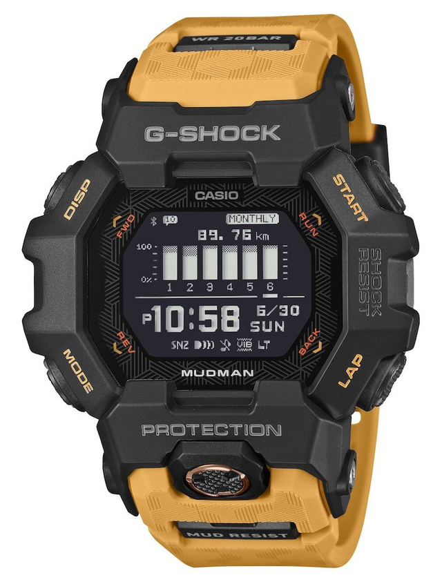 Casio представила G-SHOCK MUDMAN GDG-B100 с MIP-экраном и красной подсветкой