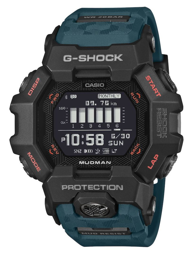 Casio представила G-SHOCK MUDMAN GDG-B100 с MIP-экраном и красной подсветкой