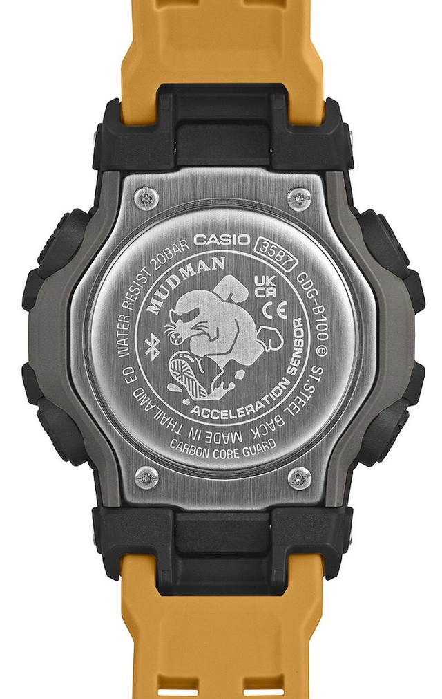 Casio представила G-SHOCK MUDMAN GDG-B100 с MIP-экраном и красной подсветкой
