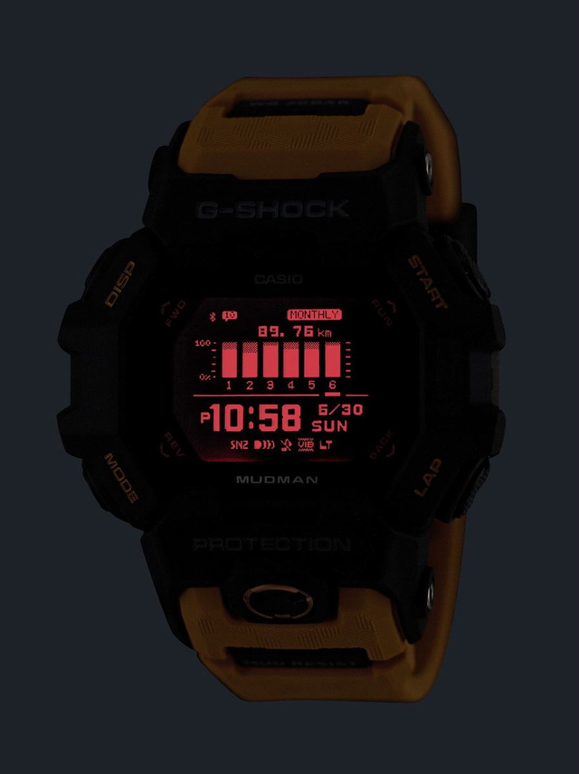 Casio представила G-SHOCK MUDMAN GDG-B100 с MIP-экраном и красной подсветкой