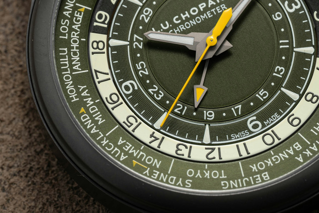 Chopard представила лимитированные L.U.C Time Traveler One Khaki из керамизованного титана