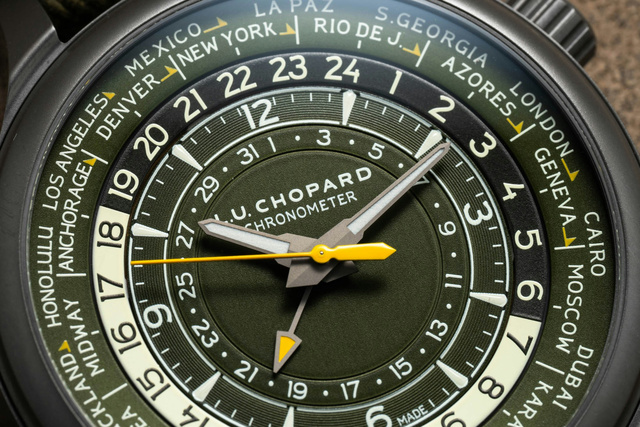 Chopard представила лимитированные L.U.C Time Traveler One Khaki из керамизованного титана