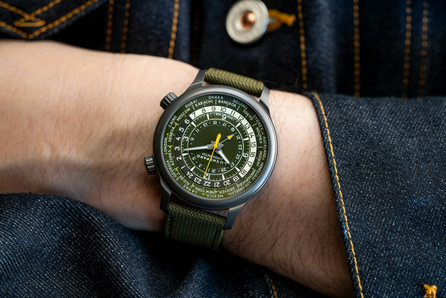 Chopard представила лимитированные L.U.C Time Traveler One Khaki из керамизованного титана