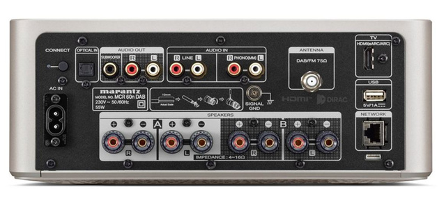 Marantz представила компактную Hi-Fi-систему MCR 60n с CD, HEOS и HDMI eARC