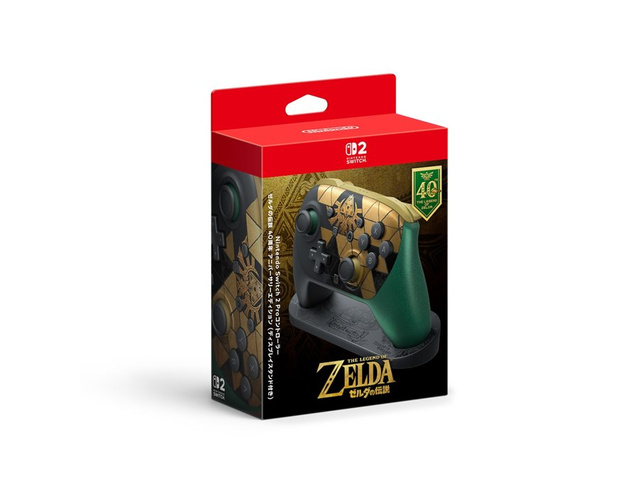 Nintendo украсила Switch 2 трифорсом к 40-летию The Legend of Zelda