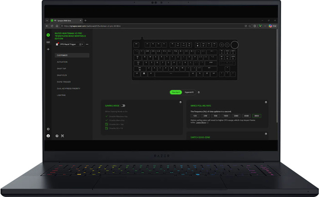 Razer выпустила клавиатуру Huntsman V3 Pro 8KHz в оформлении Sentinels