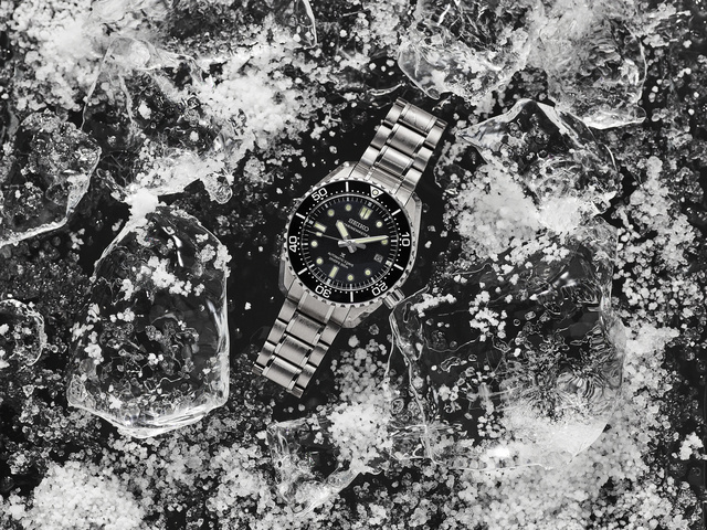 Seiko выпустила Marinemaster HBF001J с циферблатом по мотивам антарктического льда