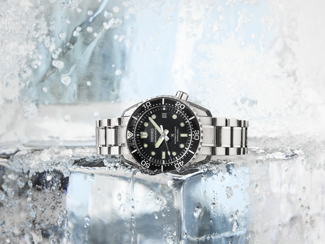 Seiko выпустила Marinemaster HBF001J с циферблатом по мотивам антарктического льда